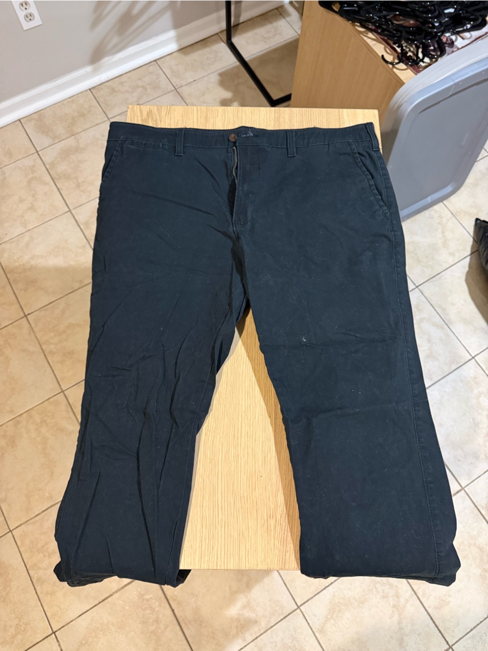 Sonoma Men's Dark Black Chino Pants